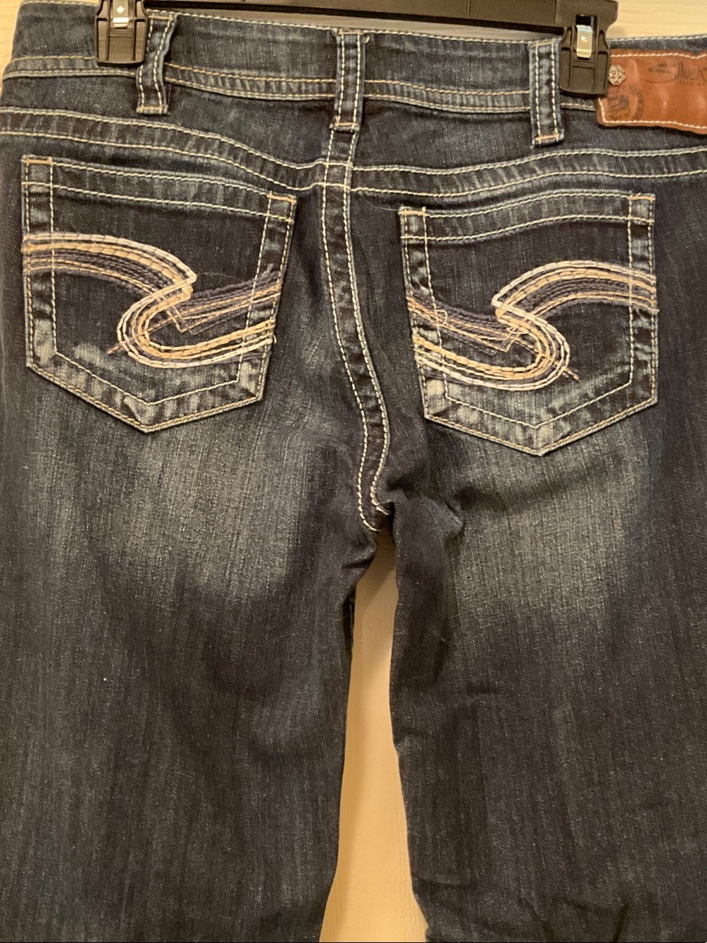 Silver Jeans Suki Western Glove Works Boot Cut Jeans